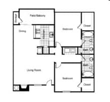 The Kennedy - 2 Bed 2 Bath