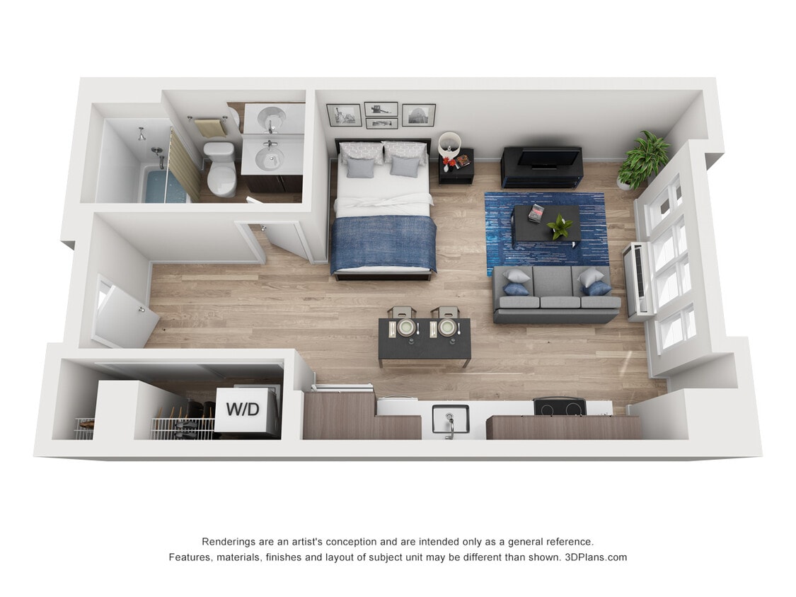 Floor Plan - A1.1 - Affordable / MULTE