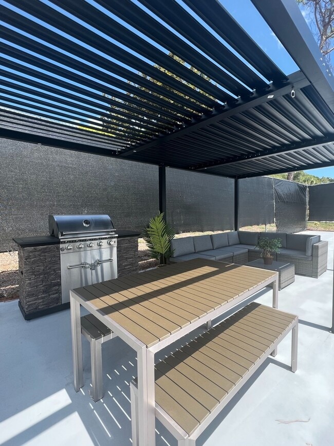 New Outdoor Kitchen Area - Nordica Landing