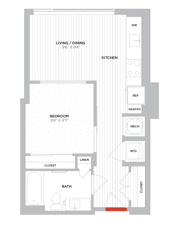Floor Plan - Studio-S01 West