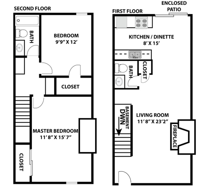 Floor Plan - The Finnegan Townhome