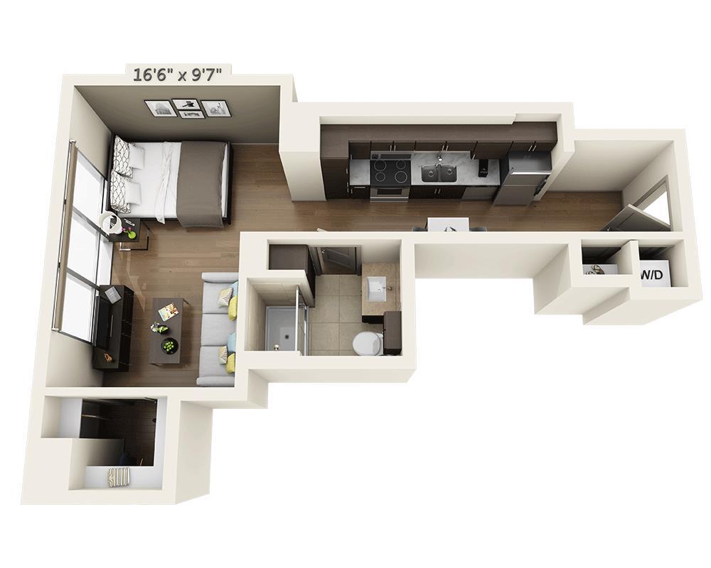 Floor Plan - Studio E1D