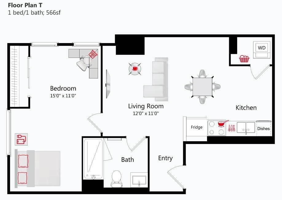 Floor Plan - Boutique Suite T