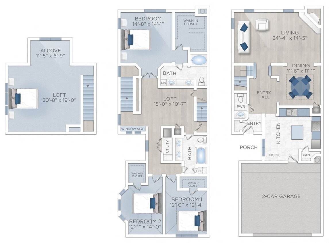 Floor Plan - Venice (U-V)