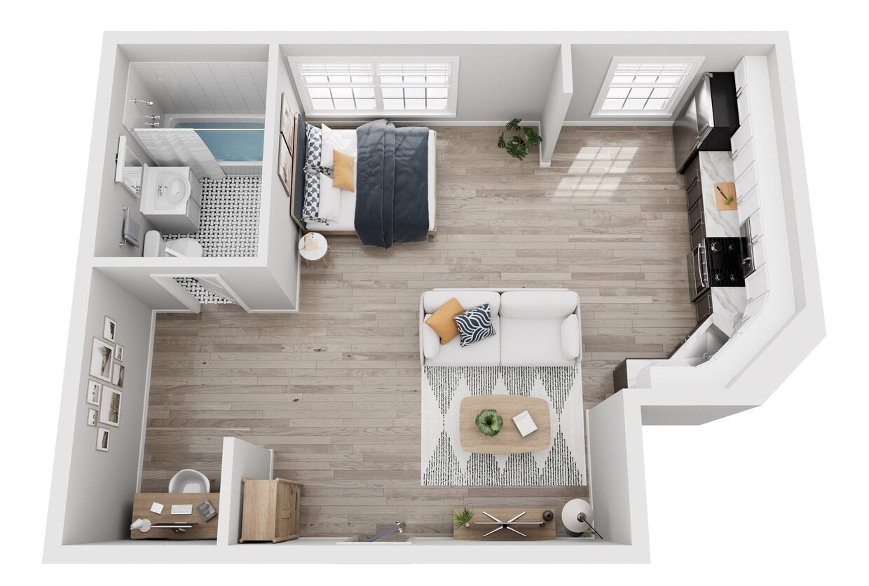 Floor Plan - Studio - B