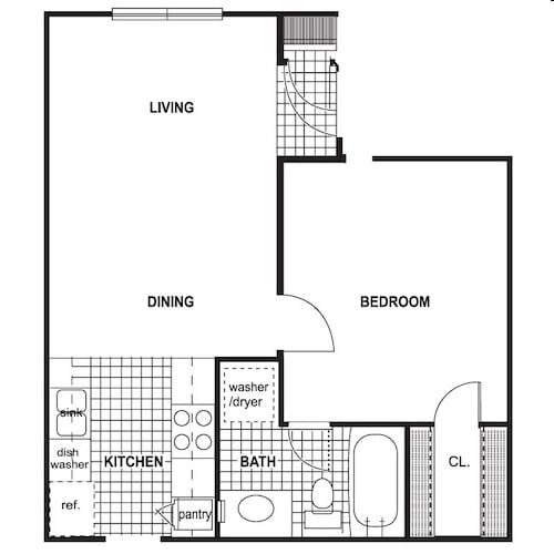 A1 - 1 Bedroom