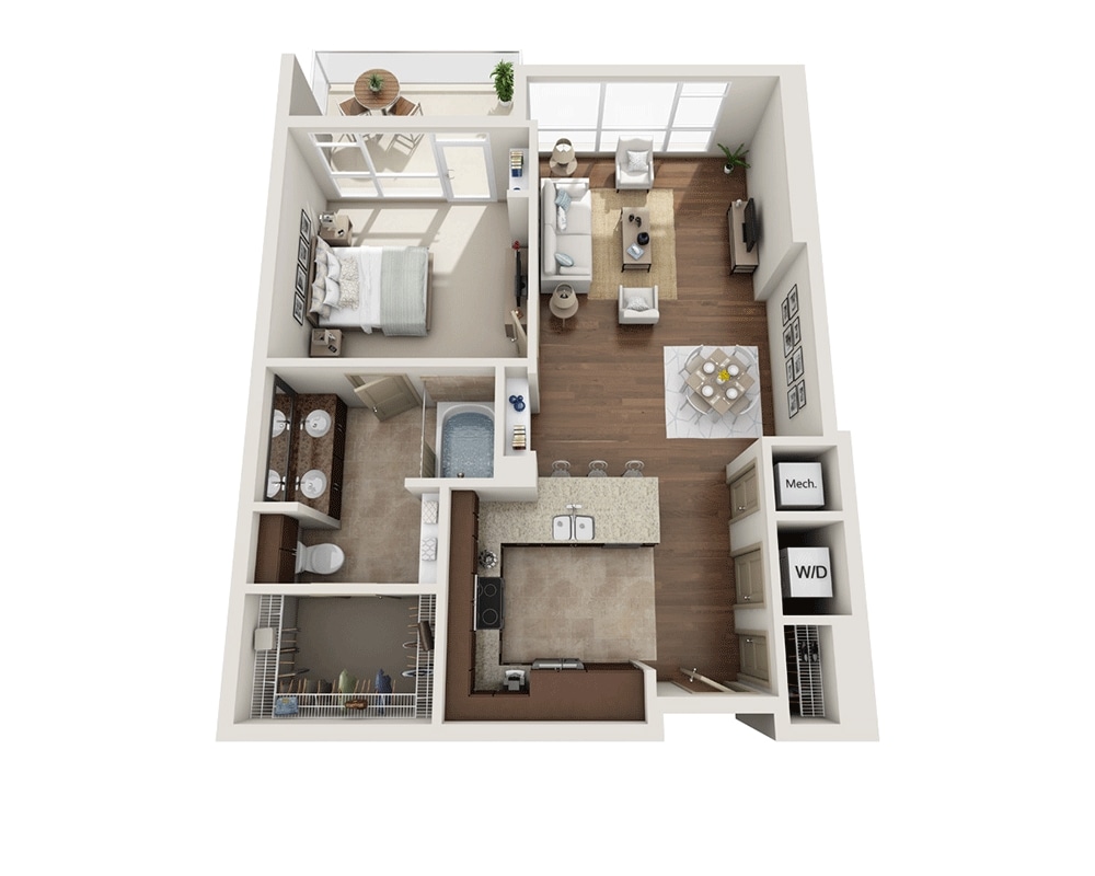 Floor Plan - Plan B (A1B)
