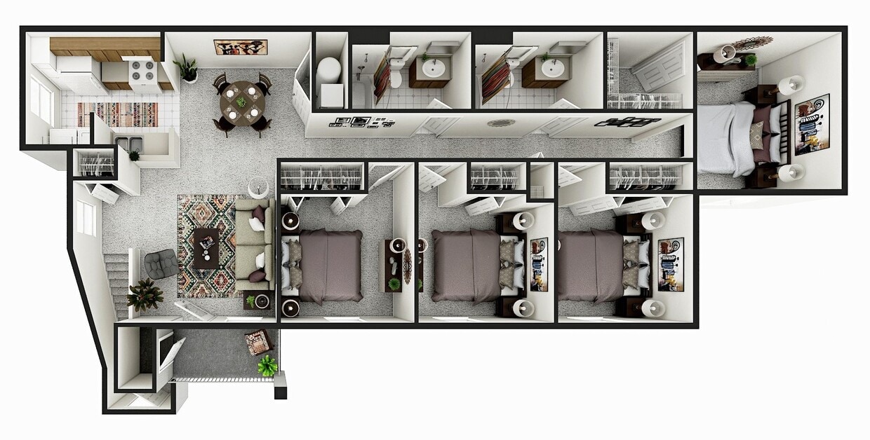 Floor Plan - 4 Bedroom
