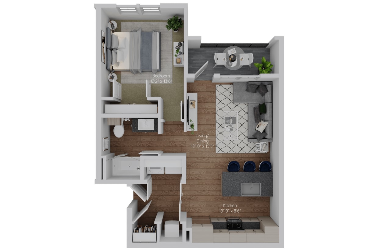 Floor Plan - The Loft (Classic A2)