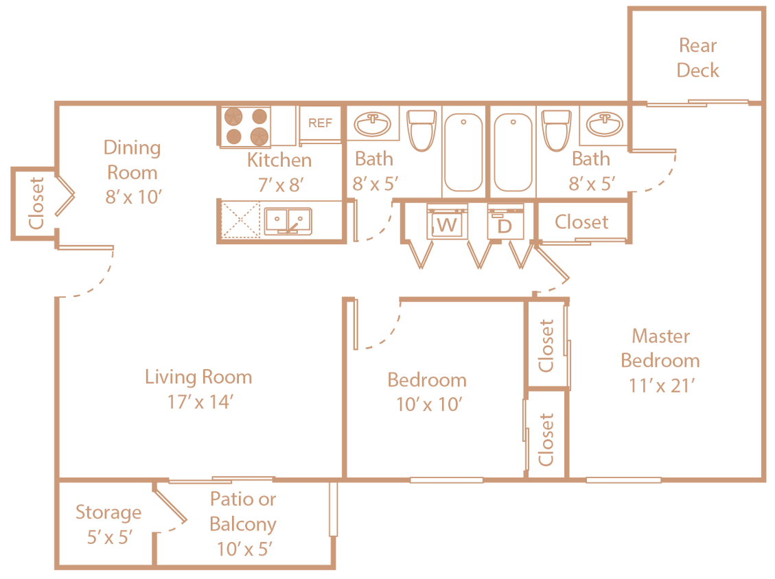 Floor Plan - The Peake
