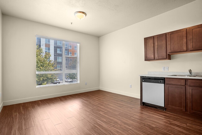 Front room/Kitchen - West Station Apartments