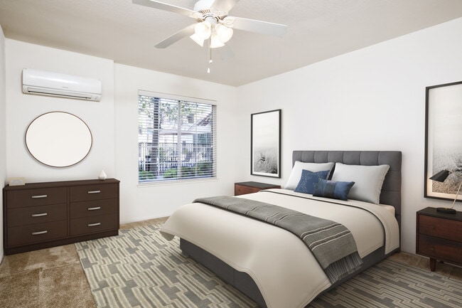 Bedroom with hard surface flooring - eaves Pleasanton