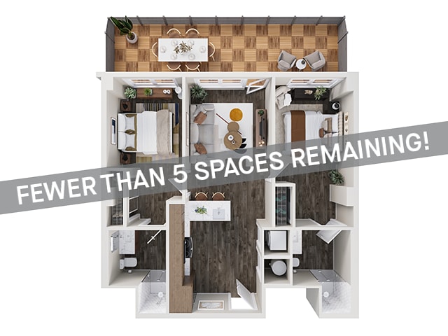 848 | 2x2 Balcony Select A - Less Than 5 Spaces Left! - 2x2 Balcony Select