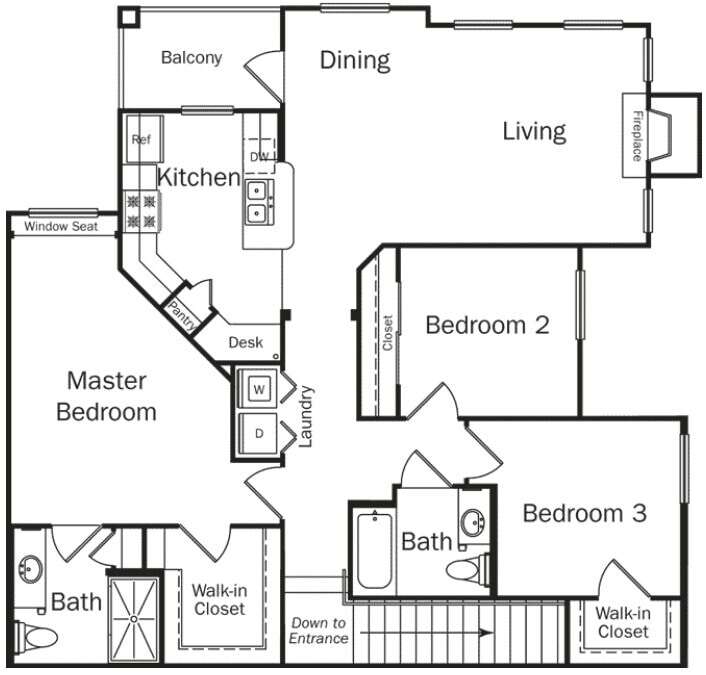 Floor Plan - Toulouse