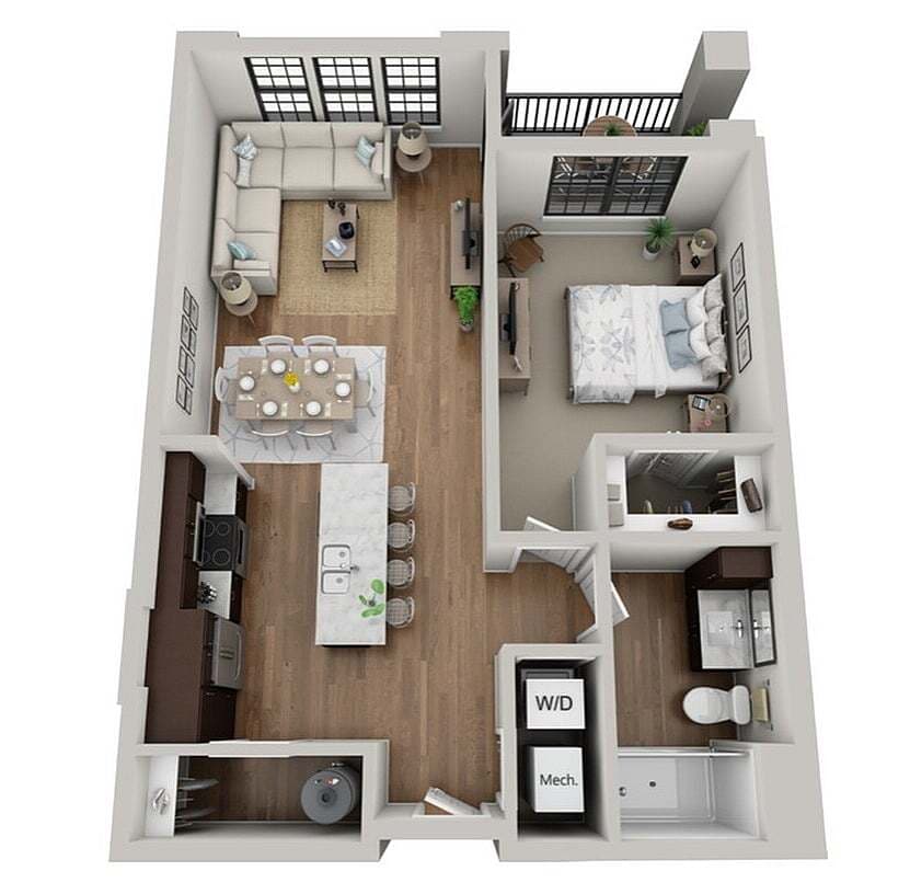 Floor Plan 1A | Arrabelle Apartments | Apartments in Cedarburg, WI - 1A