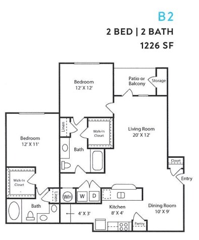 Floor Plan - B2 Renovated