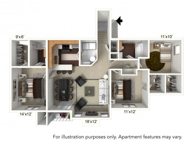 Floor Plan - E2 Plan
