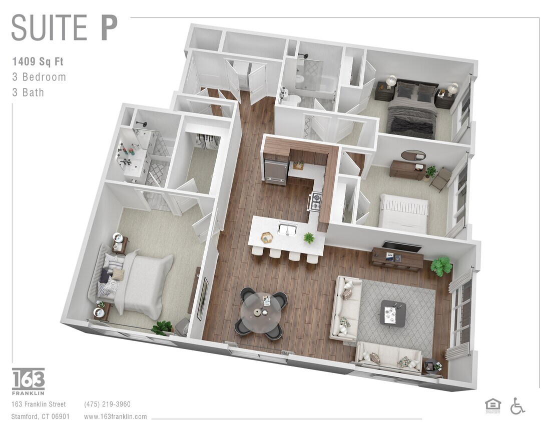 Floor Plan - Suite P