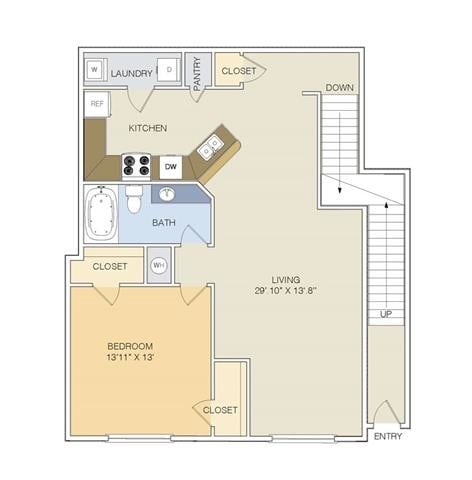 Floor Plan - A2 Upper