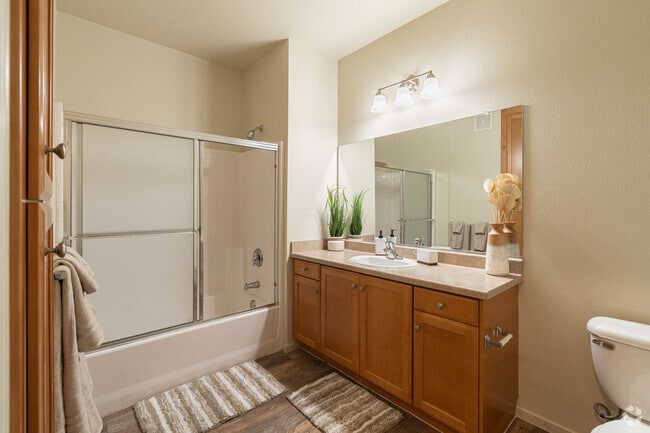 1BR, 1BA - 727SF - Bathroom - Palmilla at Campus Pointe