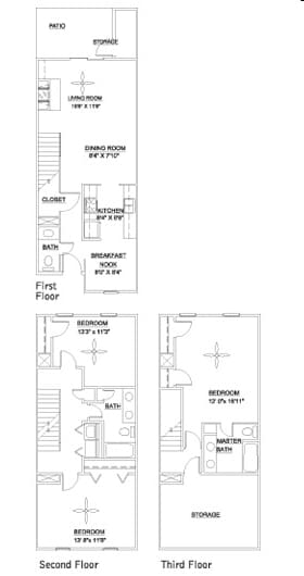 3BR/2.5BA - The Trinity 1640
