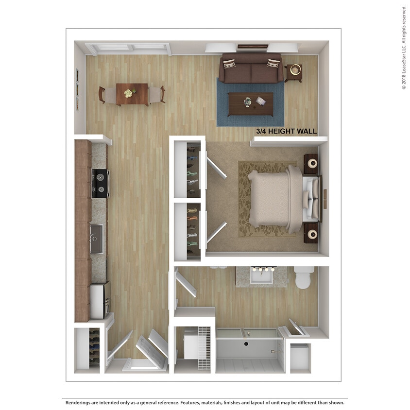 Floor Plan - Aria Studio A2