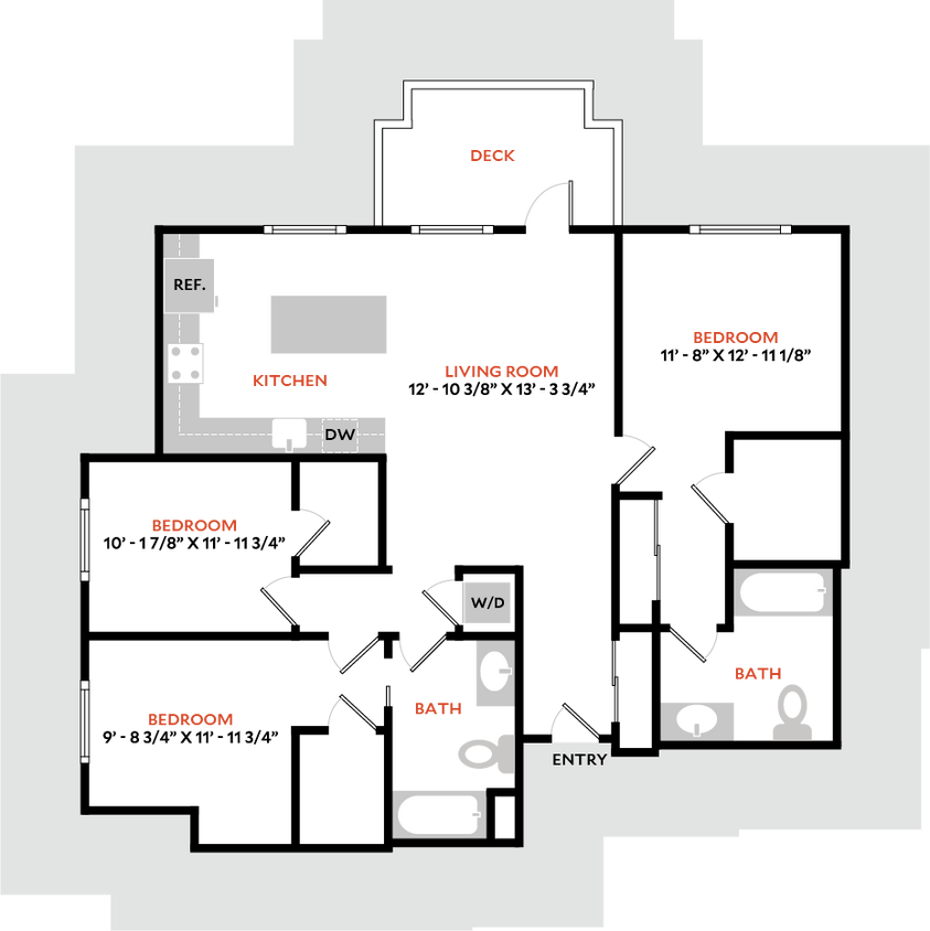 Floor Plan - Plan 3G