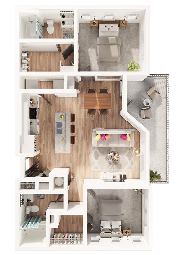Terrawood - B2A Floor Plan - B2A
