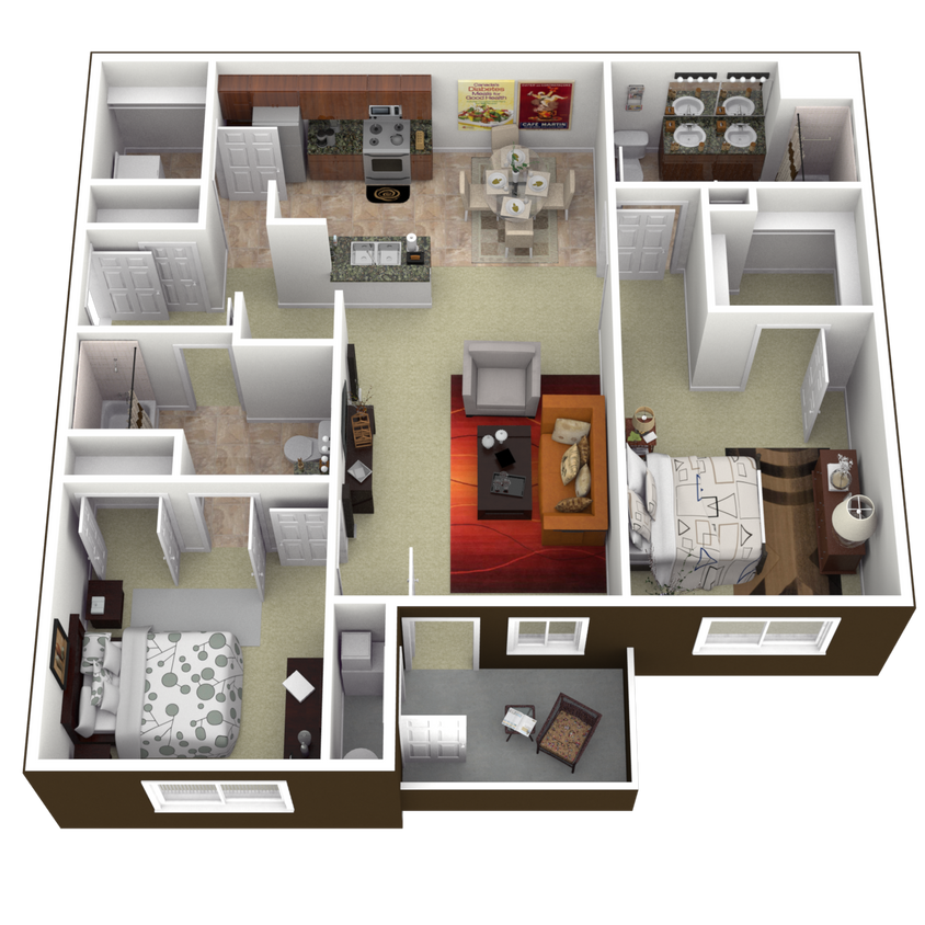 Floor Plan - The Malibu