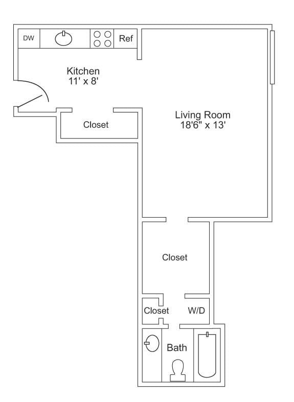 Floor Plan - Studio