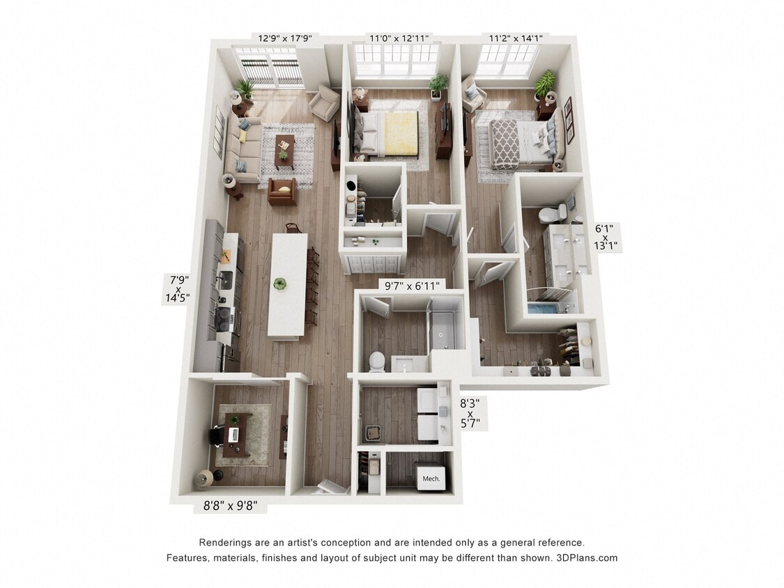 Floor Plan - Walker Style A