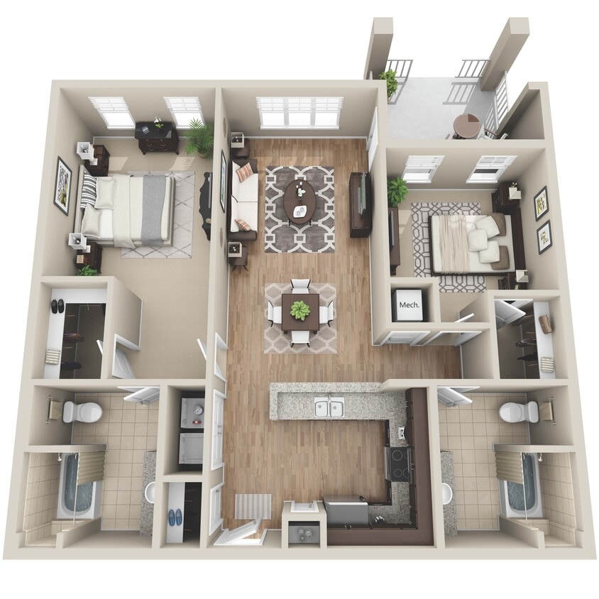 Floor Plan - 2B