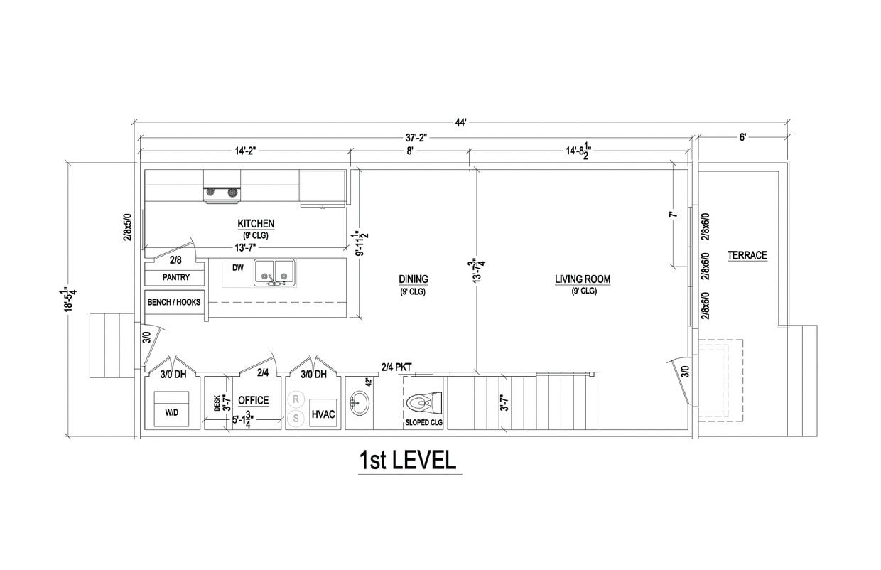 2 Bedroom First Level - 2 Bedroom