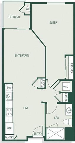 Floor Plan - 1B3