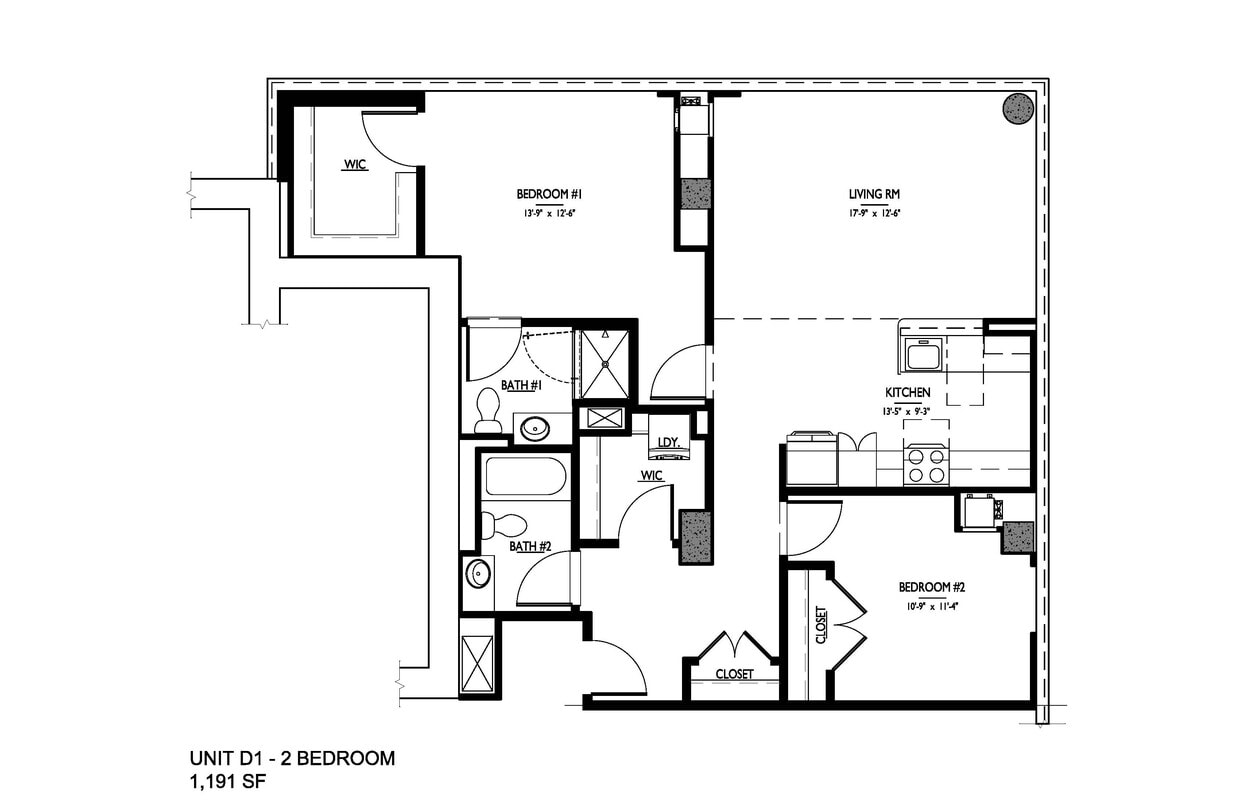 Floor Plan - D1- PENTHOUSE
