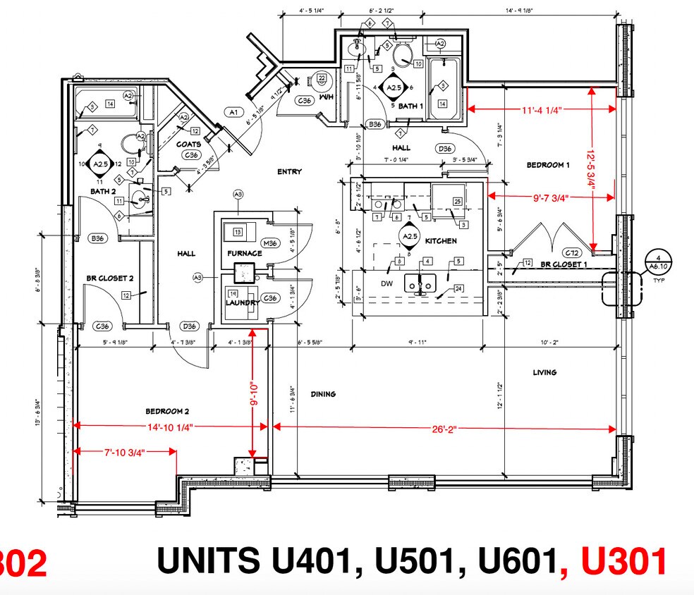 Floor Plan - Furnished E. Corner City View