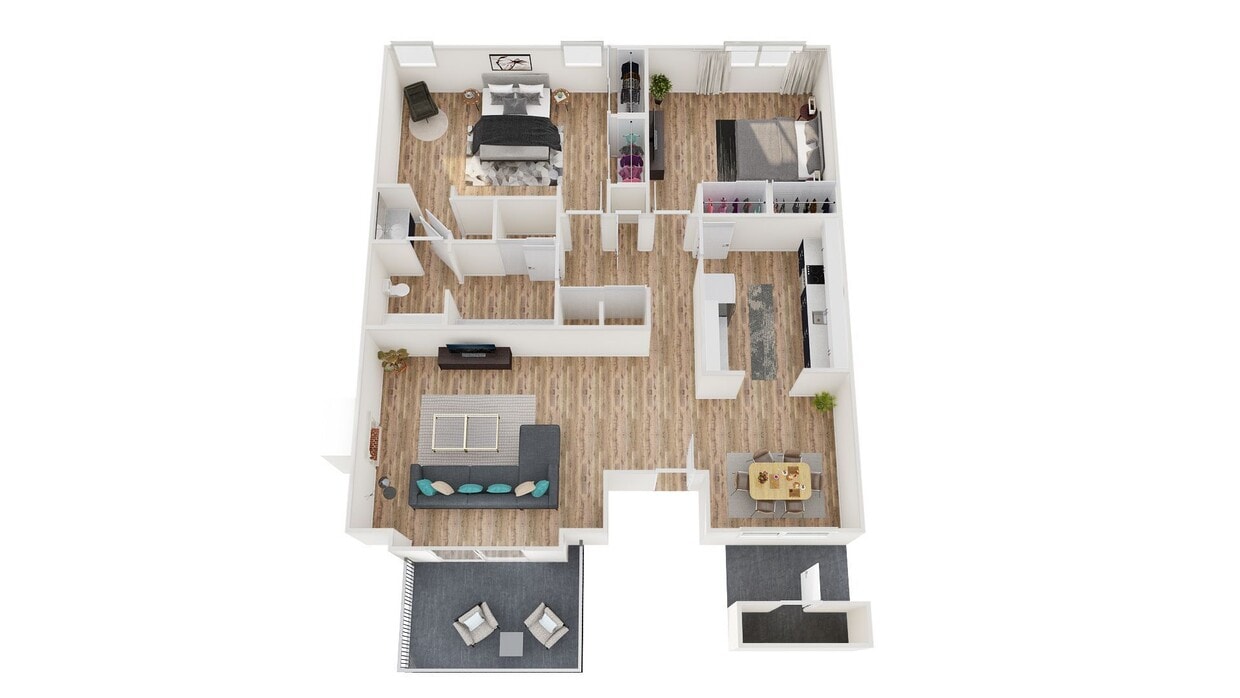 Floor Plan - 2x1 Cottage