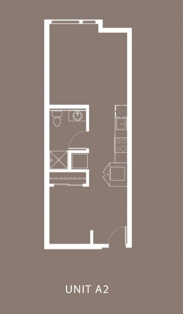 Floor Plan - Open 1 Bed B