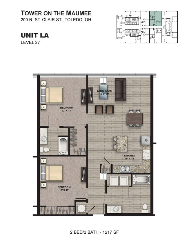 Floor Plan - Tower LA