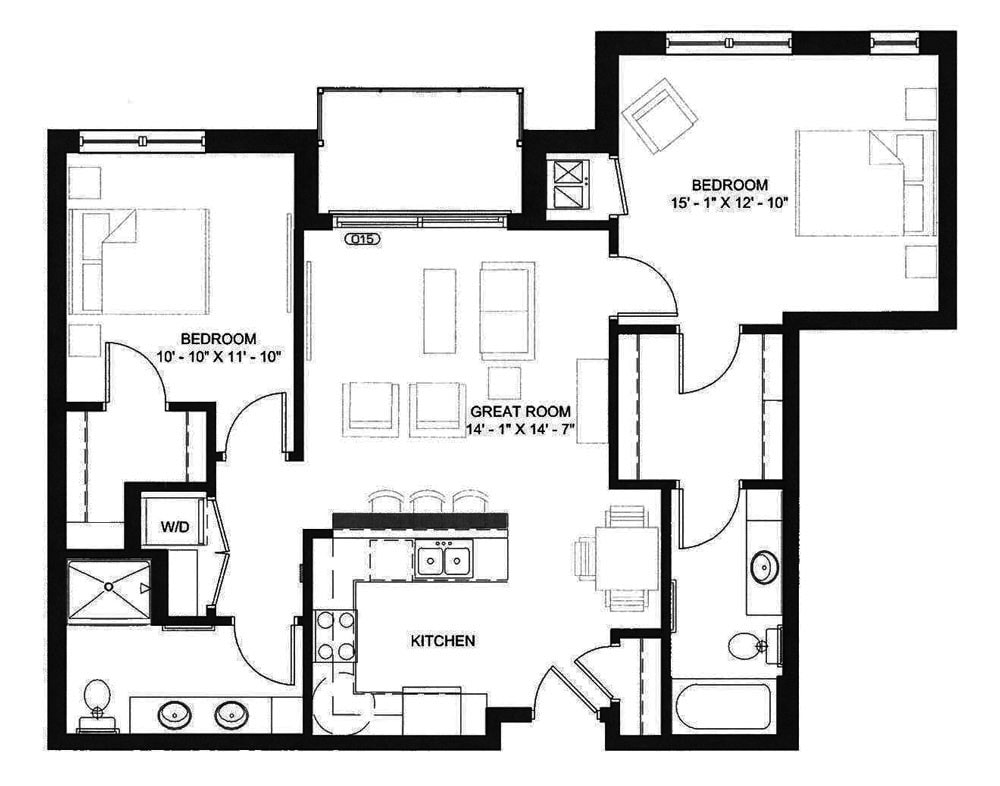 Floor Plan - The Palisade (C3)