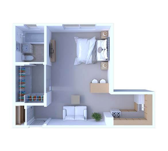 Floor Plan - Studio Floor Plan S5