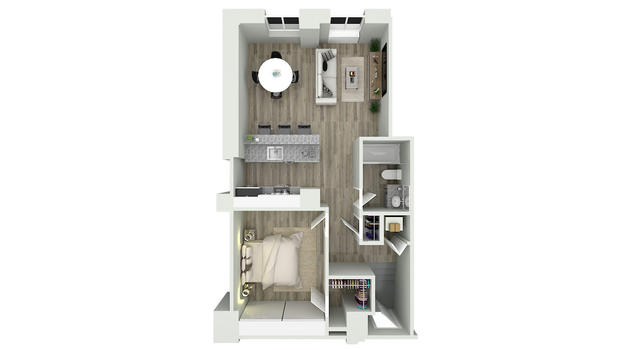 Floor Plan - Sedona Loft 104