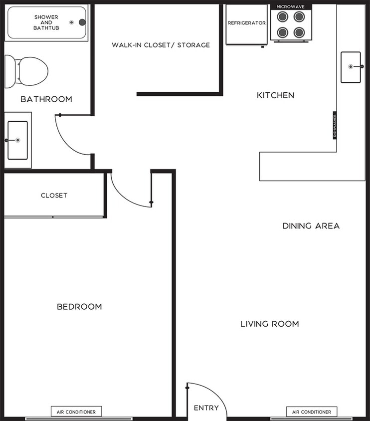 LIV @ University II, One-Bedroom Apartment - 1 BR