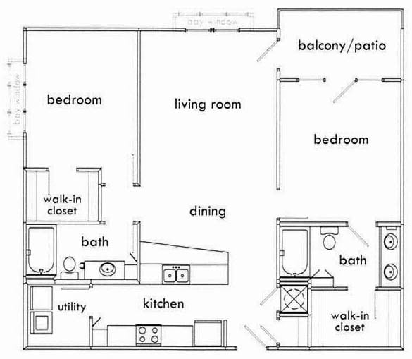 Floor Plan - Wesley Renovated