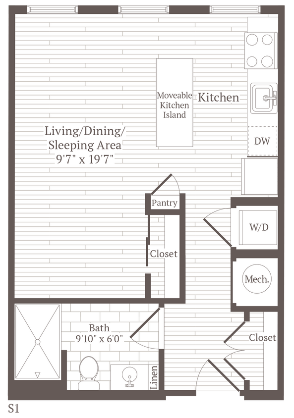 Floor Plan - Studio