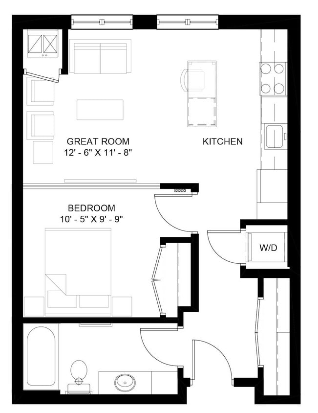 Floor Plan - The Whitney (A2)