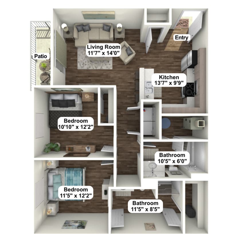 Floor Plan - B2 Greenway