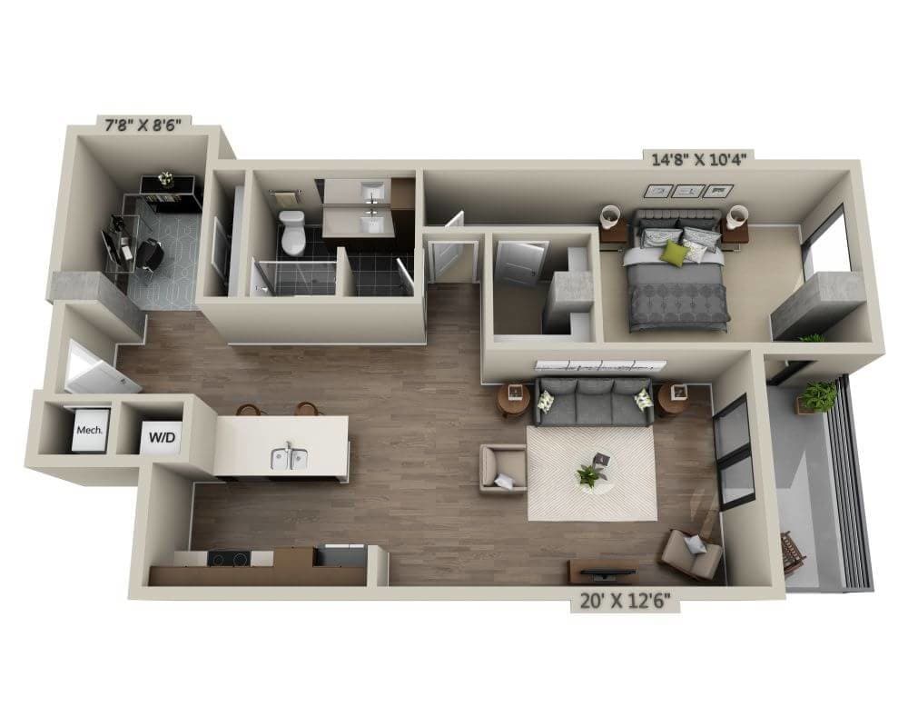 Floor Plan - A1K