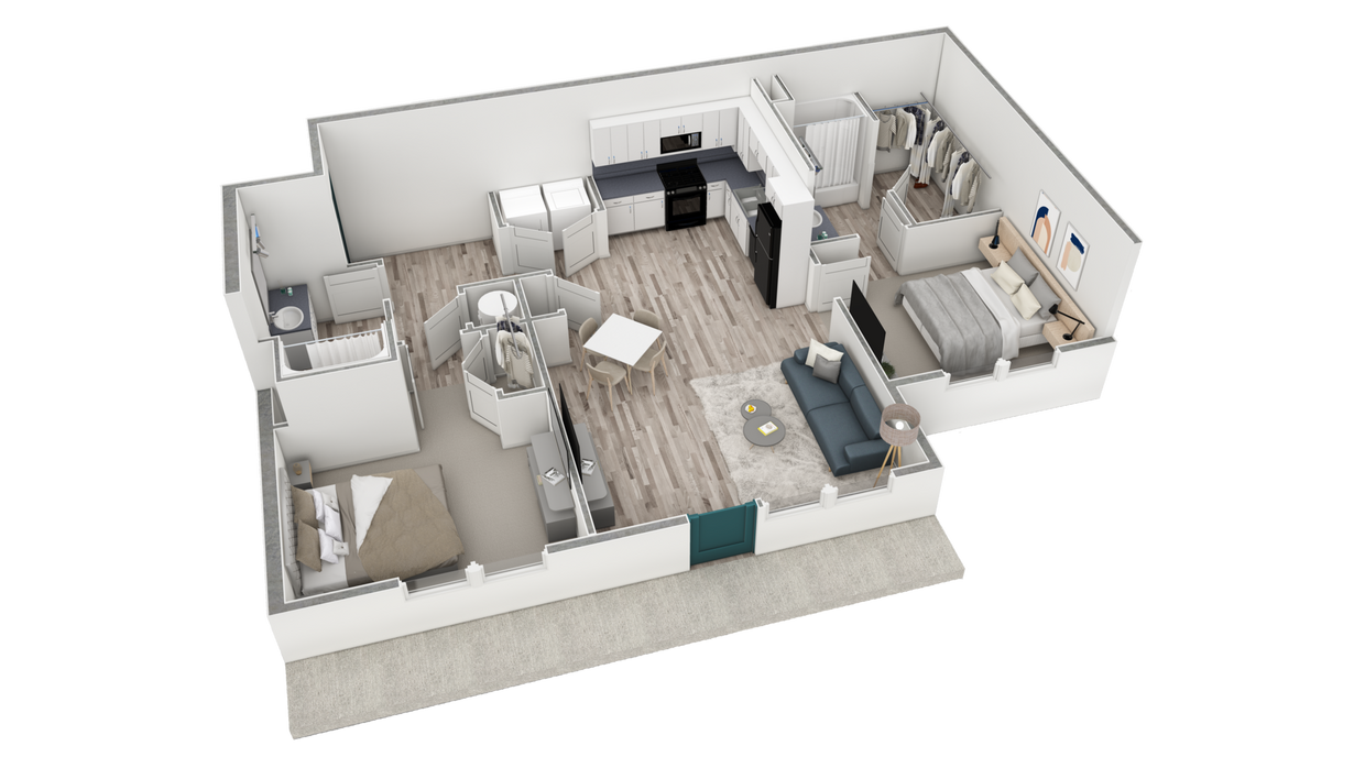 Floor Plan - 2-2PRO