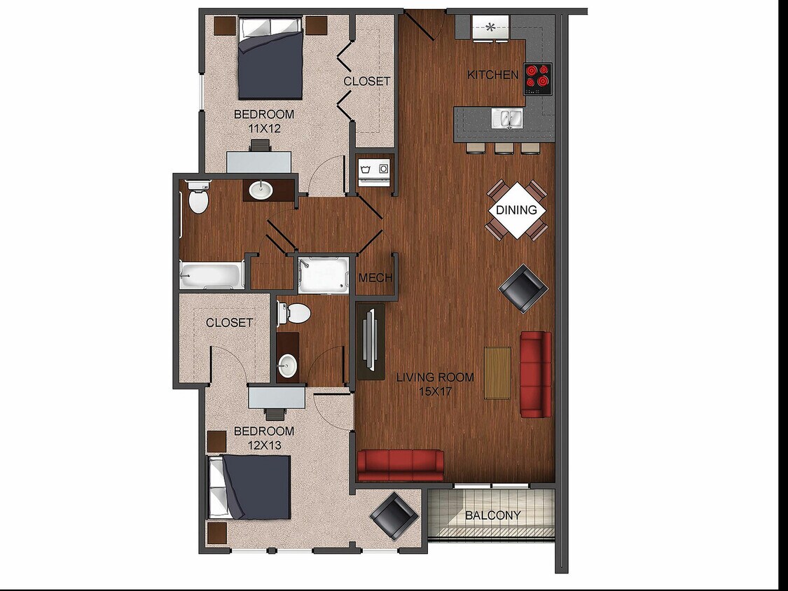 2 Bedroom Deluxe Furnished - Furnished 2 Bedroom Deluxe